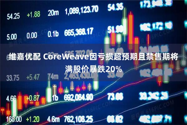 维嘉优配 CoreWeave因亏损超预期且禁售期将满股价暴跌20%